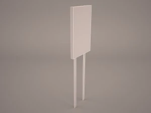 wooden arrow signs 3D Model