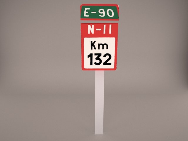 speed limit sign speed 3D 模型 .c4d .max .obj .3ds .fbx .stl .blend 