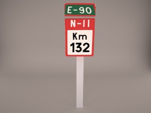 speed limit sign speed Modelo 3D