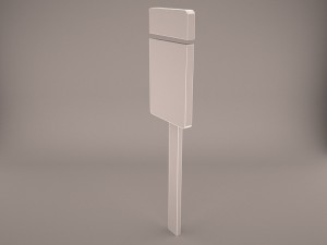speed limit sign speed 3D 模型
