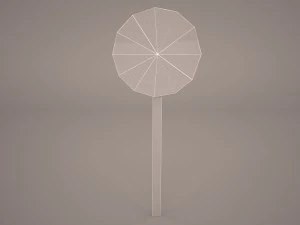 70 speed limit sign 3D Model