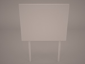 wooden arrow signs Modelo 3D