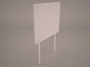 wooden arrow signs Modelo 3D