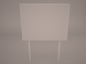 wooden arrow signs 3D-Modell