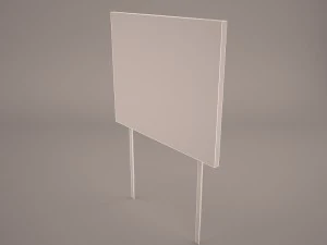 wooden arrow signs 3D Model