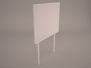 wooden arrow signs 3D-Modell