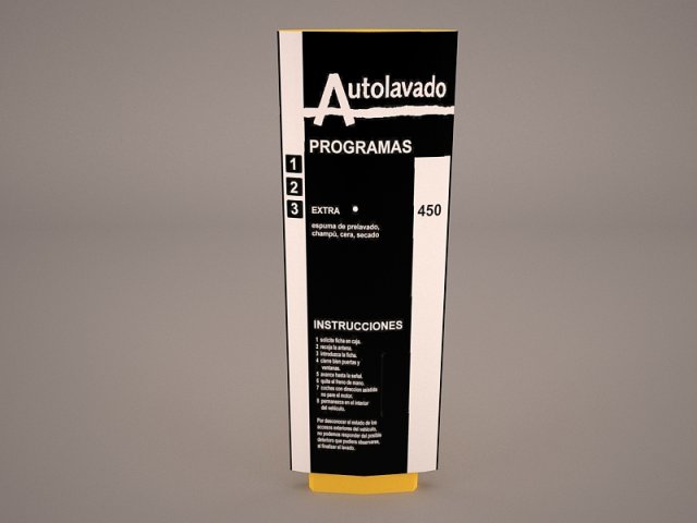 outdoor advertising Model 3D .c4d .max .obj .3ds .fbx .stl .blend 