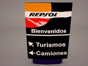 Au&szlig;enwerbung 3D Modell