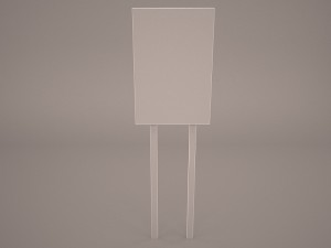 parking sign 3D Model
