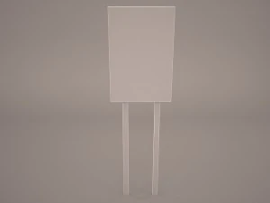 parking sign 3D Model
