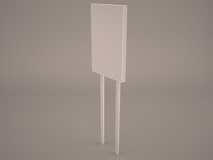 parking sign 3D Model
