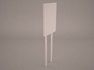 parking sign 3D Model