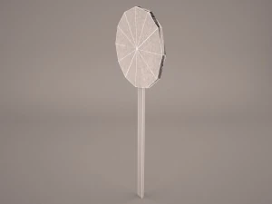 street sign do not enter 3D Model