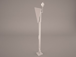 yield sign 3D Model