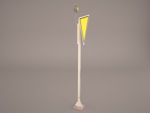 yield sign 3D Model