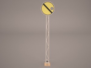 not allowed sign 3D Model