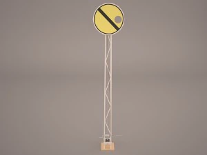 izin verilmiyor işareti 3D Model