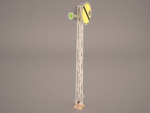 not allowed sign Model 3D