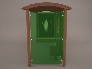 bus shelter 3D मॉडल