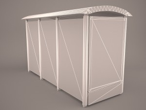 bus shelter 3D मॉडल