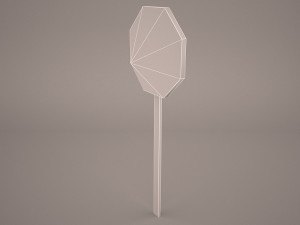 stop sign Modelo 3D