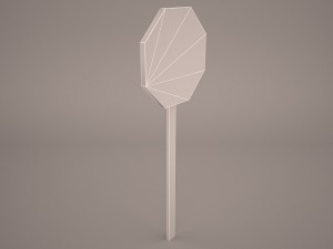 stop sign Modelo 3D