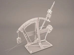 vintage knife switch 3D Model