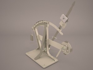 vintage knife switch Modello 3D