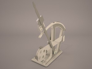 vintage knife switch Modello 3D