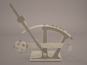 vintage knife switch Modello 3D