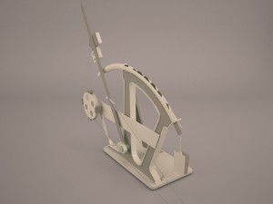 vintage knife switch Modello 3D