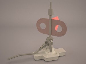 vintage knife switch Modèle 3D