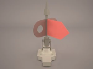 ヴィンテージナイフスイッチ 3Dモデル