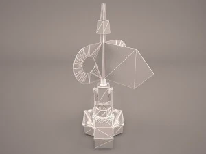 ヴィンテージナイフスイッチ 3Dモデル