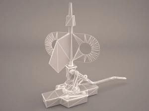 ヴィンテージナイフスイッチ 3Dモデル