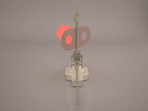 vintage knife switch 3D 模型