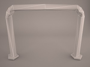 road barriers 3D-Modell