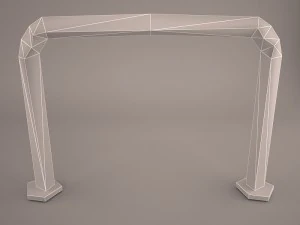 road barriers 3D Model