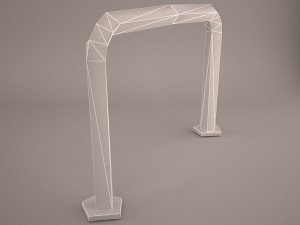 road barriers 3D-Modell