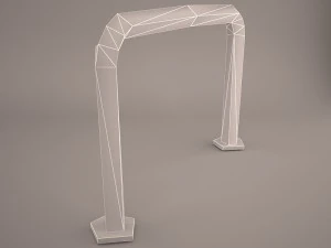 road barriers 3D Model