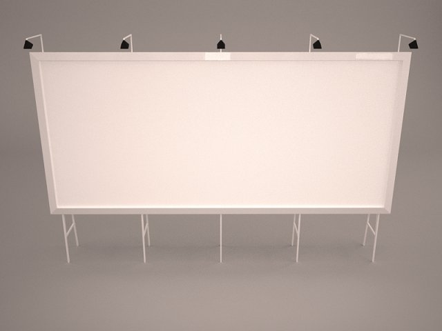 billboards 3D 模型 .c4d .max .obj .3ds .fbx .stl .blend 