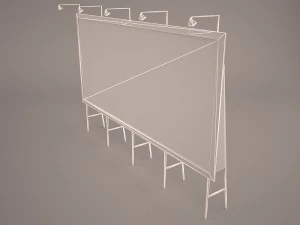 billboards 3D Model