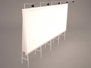 billboards 3D Model