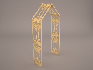 wedding arch 3D 모델