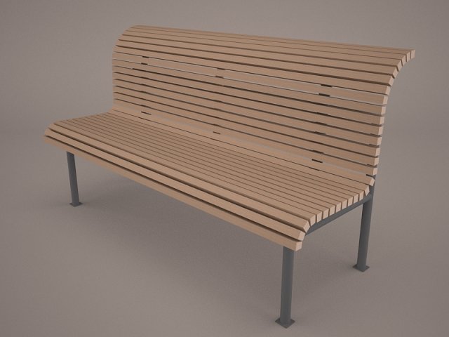 teakwood tree bench Modèle 3D .c4d .max .obj .3ds .fbx .stl .blend 