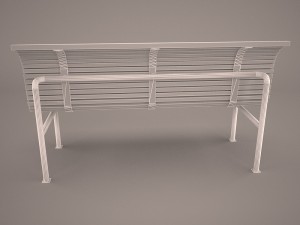 teakwood tree bench Modèle 3D