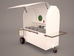 ice cream cart 3D Модель