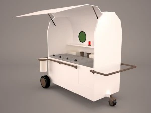 ice cream cart 3D Model
