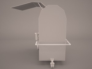 ice cream cart 3D Модель
