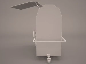 ice cream cart 3D Model